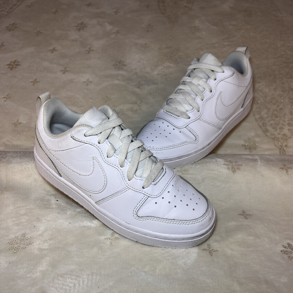 Nike Court Borough Low Recraft 3 White Athletic Shoes US Size 4 Youth BQ5448-100